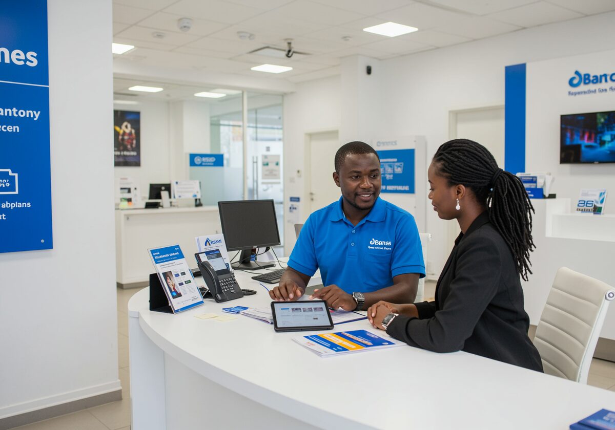 Conseiller BPBF avec client
