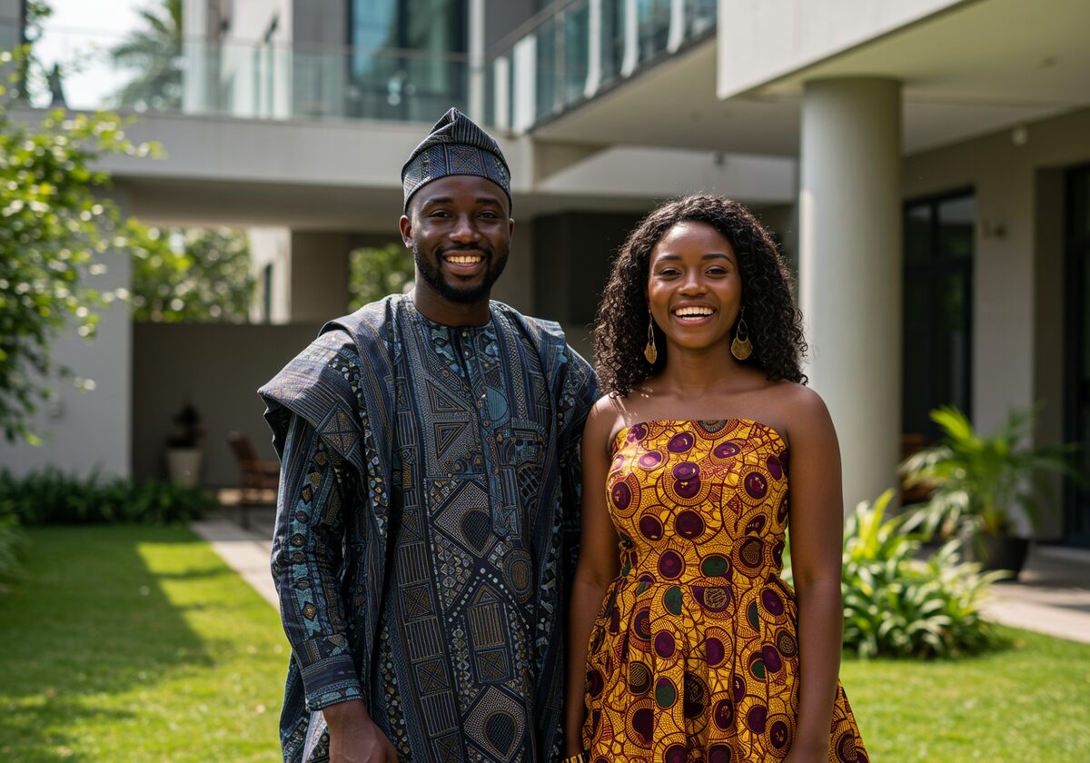 Couple burkinabè heureux